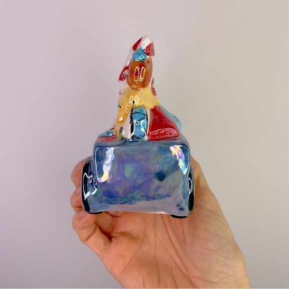 Handmade Ceramic Christmas Santa Led Night Light - Picture 6 of 7